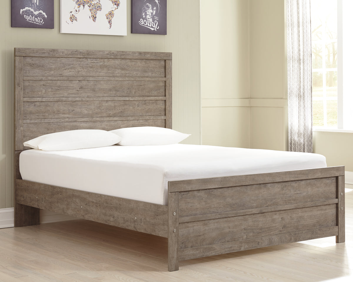 Hoover Furniture Outlet - Ashley Furniture - Culverbach Full Panel Bed - Full Panel Bed / Gray - B070B3