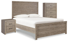 Hoover Furniture Outlet - Ashley Furniture - Culverbach Full Panel Bed with Chest of Drawers and Nightstand - Full Panel Bed with Chest of Drawers and Nightstand - B070B12