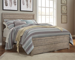 Hoover Furniture Outlet - Ashley Furniture - Culverbach Queen Panel Bed - Queen Panel Bed / Gray - B070B8