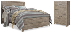 Hoover Furniture Outlet - Ashley Furniture - Culverbach Queen Panel Bed with Chest - Queen Panel Bed with Chest - B070B21