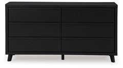 Danziar Queen Panel Bed and Dresser