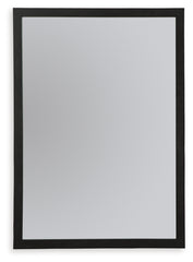 Hoover Furniture Outlet - Ashley Furniture - Danziar Bedroom Mirror - Bedroom Mirror / Black - B1013-36