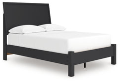 Danziar Full Panel Bed, Dresser and Mirror