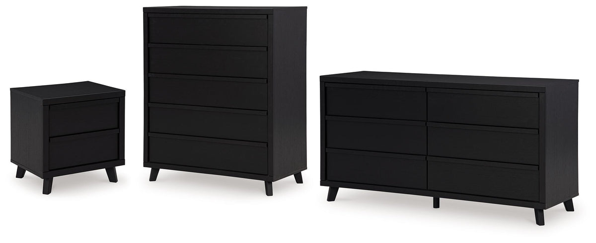 Hoover Furniture Outlet - Ashley Furniture - Danziar Dresser, Chest and Nightstand - Dresser, Chest and Nightstand - B1013B35