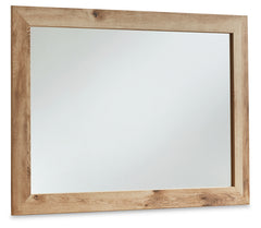 Hoover Furniture Outlet - Ashley Furniture - Hyanna Bedroom Mirror - Bedroom Mirror / Tan Brown - B1050-36