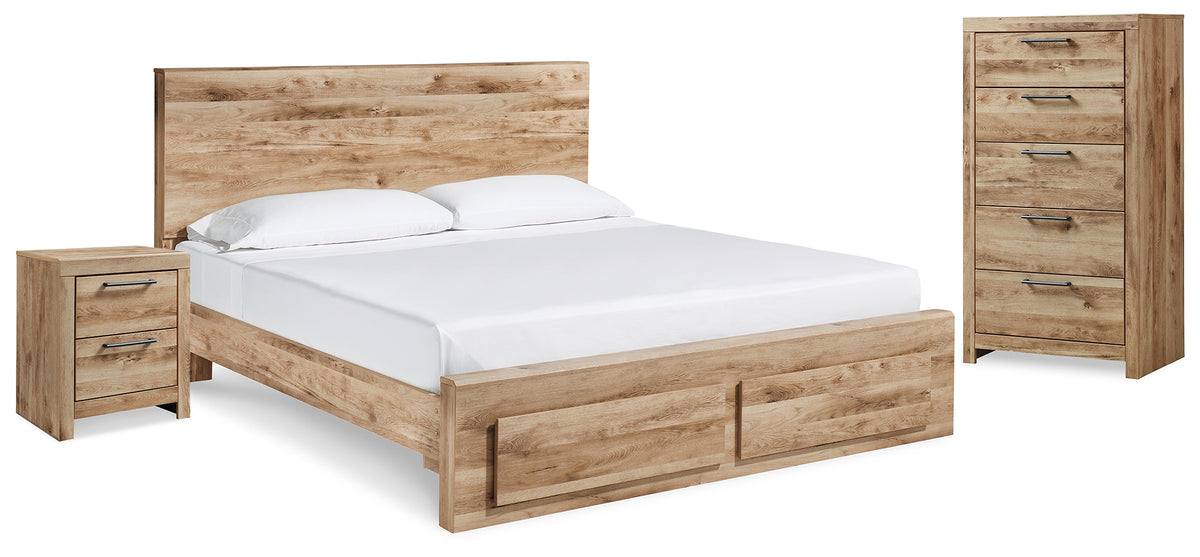 Hoover Furniture Outlet - Ashley Furniture - Hyanna Queen Storage Bed, Chest and Nightstand - Queen Storage Bed, Chest and Nightstand - B1050B50