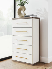 Hoover Furniture Outlet - Ashley Furniture - Kendanport Chest of Drawers - Five Drawer Chest - PCB1108-46