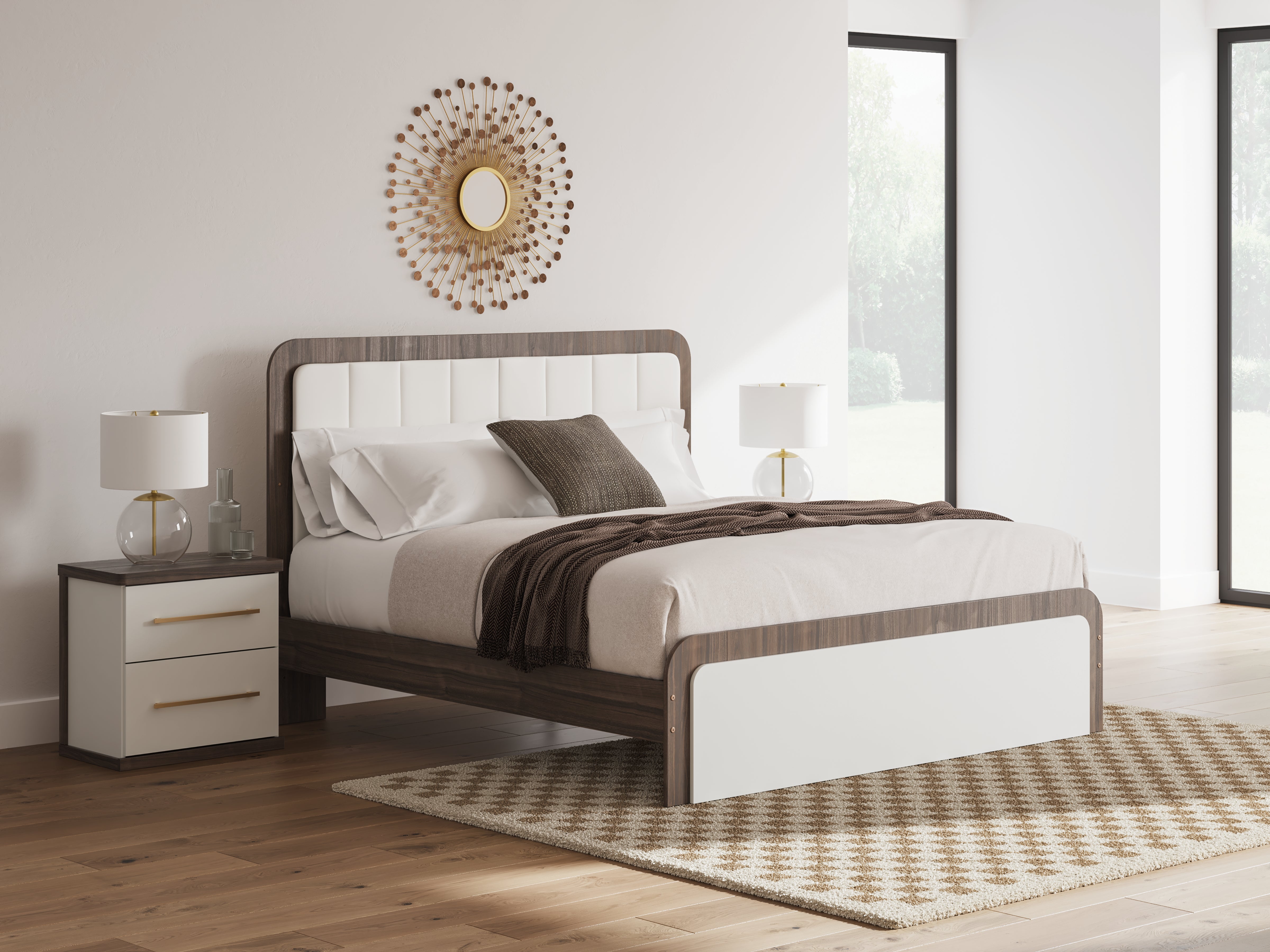 Hoover Furniture Outlet - Ashley Furniture - Kendanport King Upholstered Bed - King Upholstered Bed - PCB1108B8
