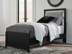 Hoover Furniture Outlet - Ashley Furniture - Maeling Twin Upholstered Panel Bed - Twin Upholstered Panel Bed - PCB1115B2