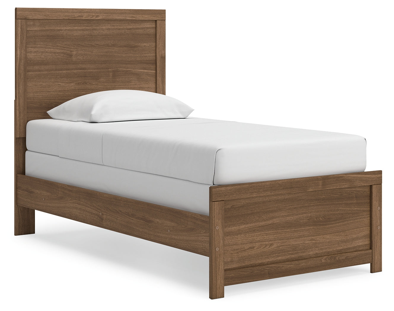 Hoover Furniture Outlet - Ashley Furniture - Broachmyn Twin Panel Bed - Twin Panel Bed / Auburn - PCB1116B8