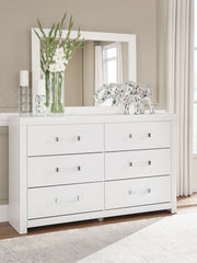 Hoover Furniture Outlet - Ashley Furniture - Maeling Dresser and Mirror - Dresser and Mirror - PCB1119B1