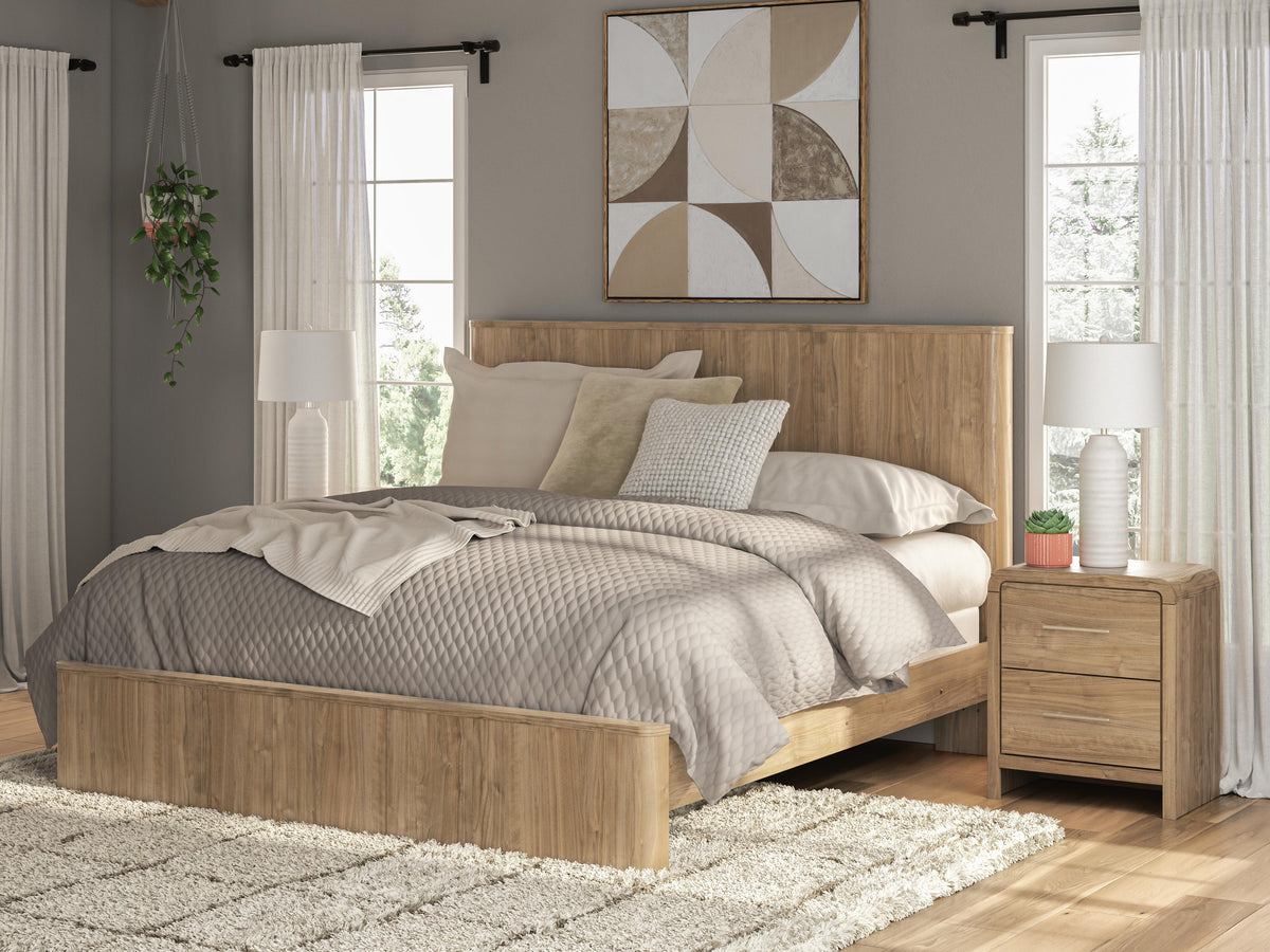 Hoover Furniture Outlet - Ashley Furniture - Gramburg King Panel Bed - King Panel Bed - PCB1121B16