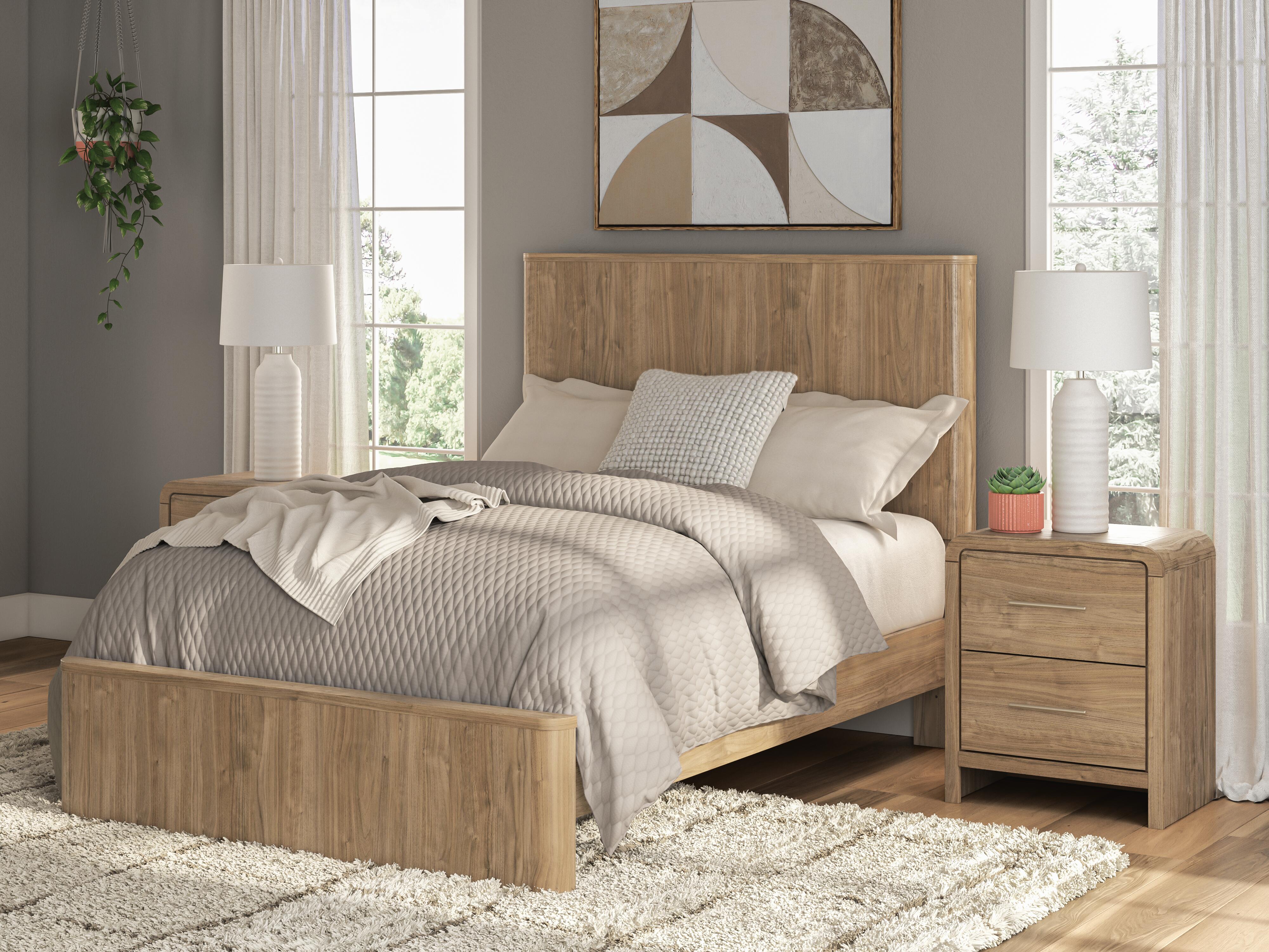 Hoover Furniture Outlet - Ashley Furniture - Gramburg Full Panel Platform Bed - Full Panel Platform Bed - PCB1121B9