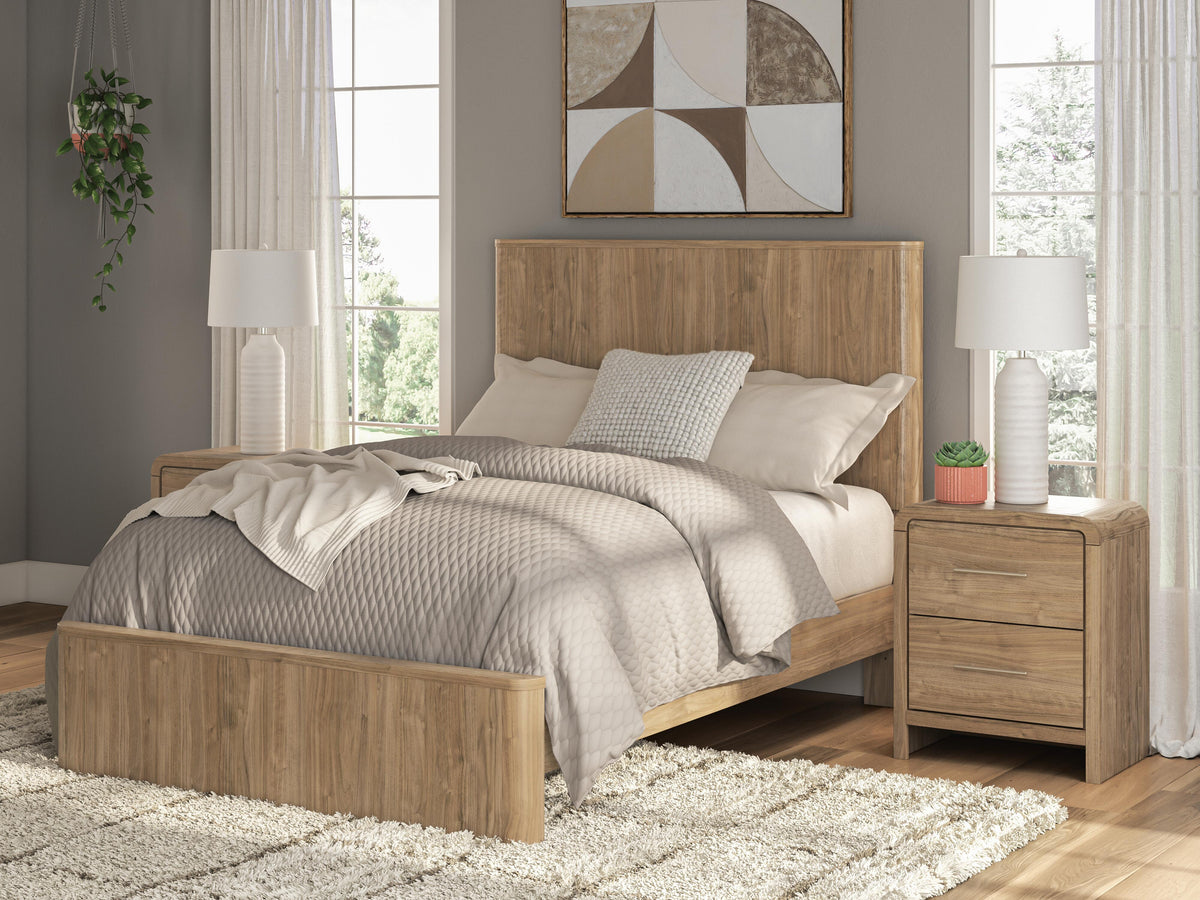 Hoover Furniture Outlet - Ashley Furniture - Gramburg Full Panel Platform Bed - Full Panel Platform Bed - PCB1121B9
