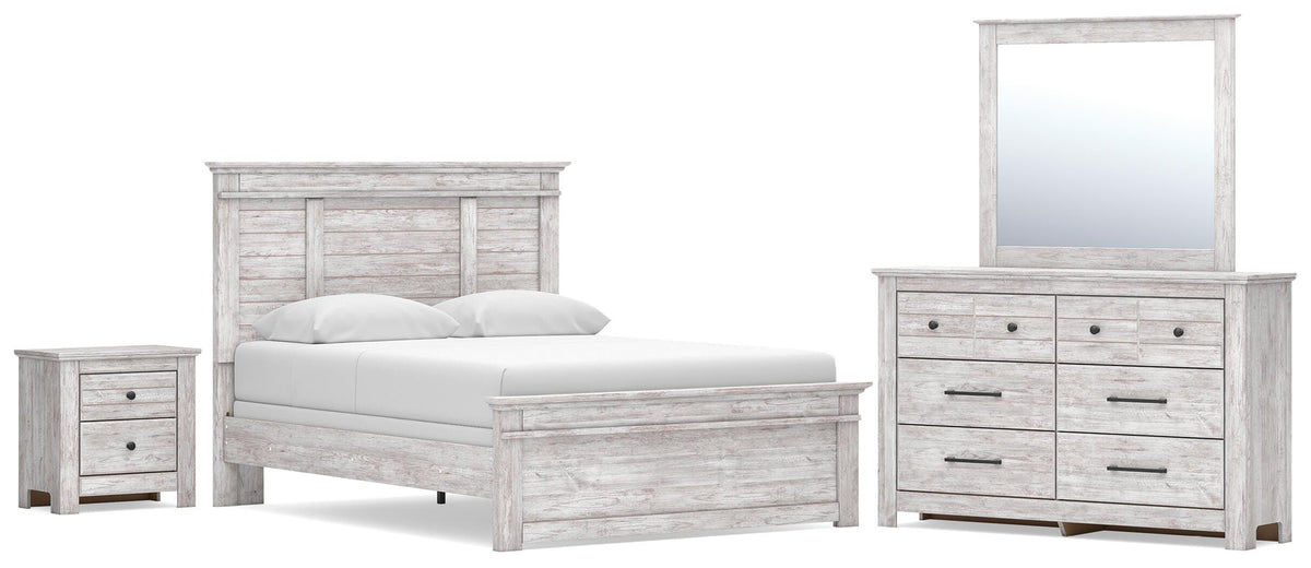 Hoover Furniture Outlet - Ashley Furniture - Makidern Queen Panel Bed, Dresser, Mirror and Nightstand - Queen Panel Bed, Dresser, Mirror and Nightstand - PCB1171B40