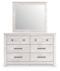 Makidern Queen Panel Bed, Dresser, Mirror and Nightstand