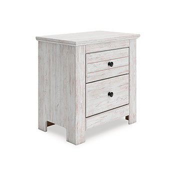 Hoover Furniture Outlet - Ashley Furniture - Makidern Nightstand - Two Drawer Night Stand - PCB1171-92