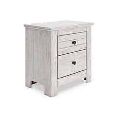 Hoover Furniture Outlet - Ashley Furniture - Makidern Nightstand - Two Drawer Night Stand - PCB1171-92