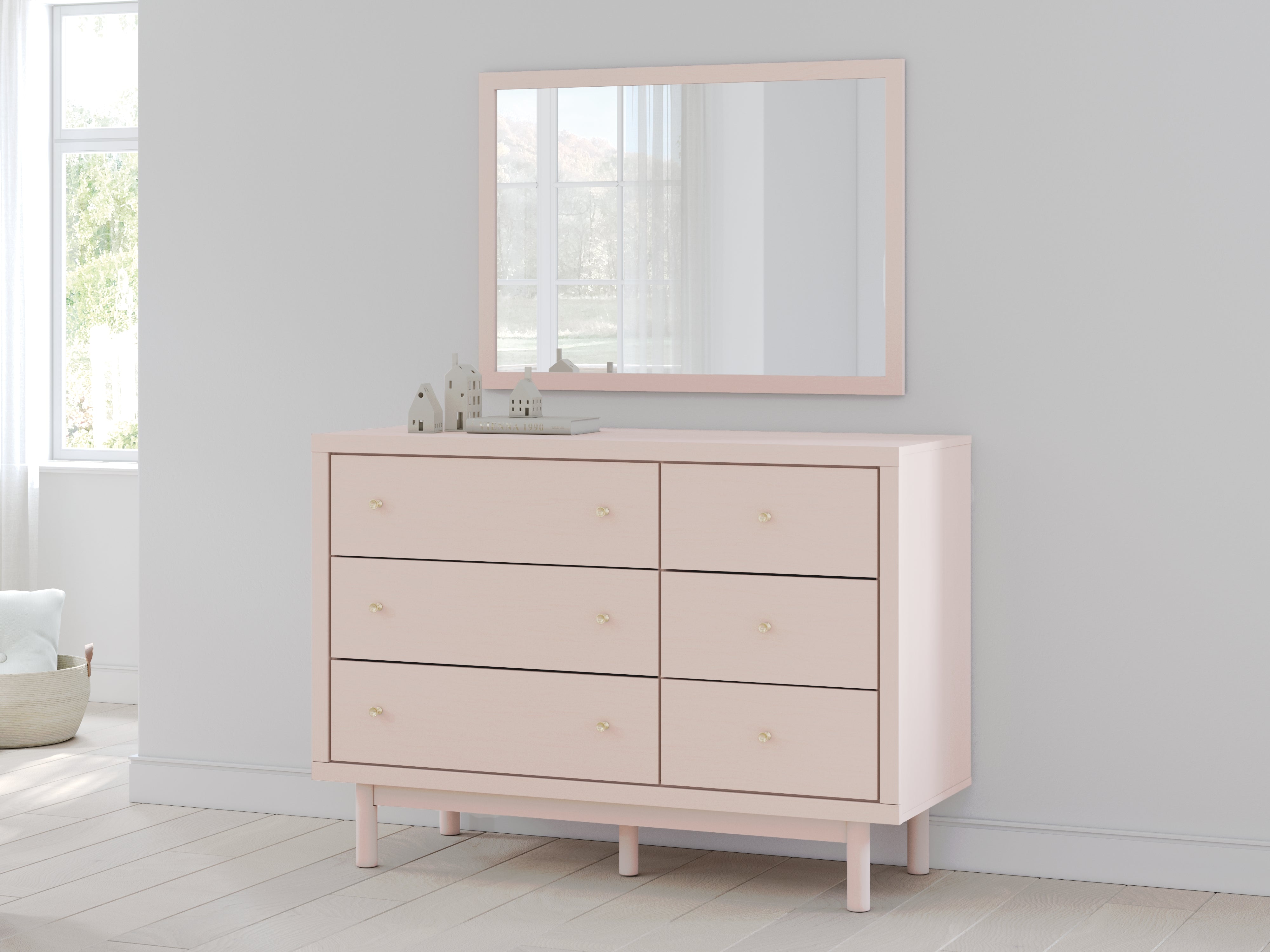 Hoover Furniture Outlet - Ashley Furniture - Wistenpine Dresser and Mirror - Dresser and Mirror - B1323B1