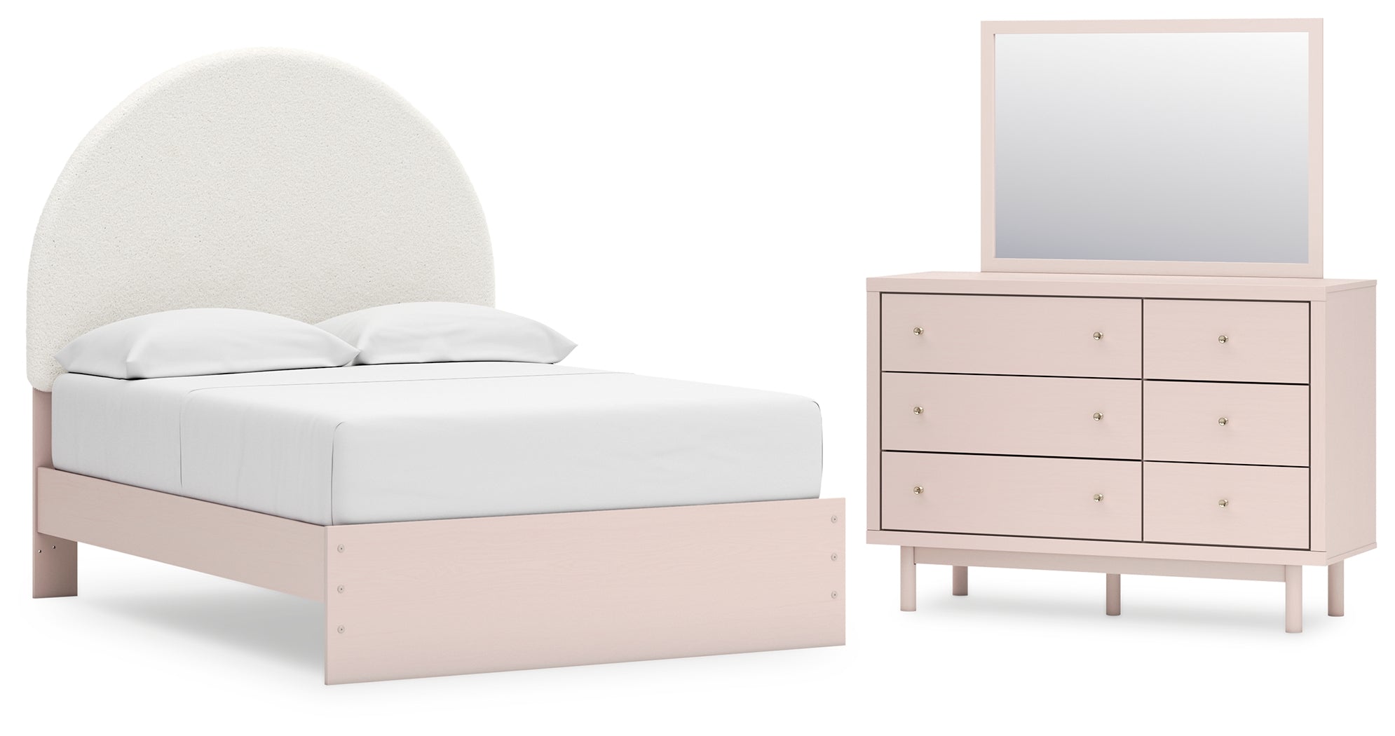 Wistenpine Full Upholstered Panel Bed