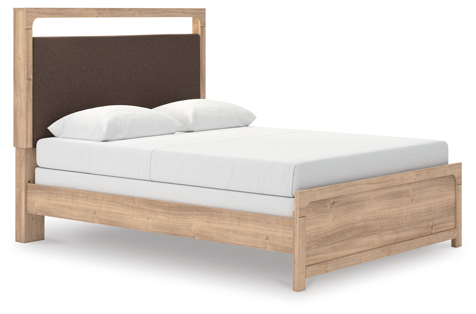 Hoover Furniture Outlet - Ashley Furniture - Kinlanni Queen Upholstered Panel Bed - Queen Upholstered Panel Bed - PCB1360B4