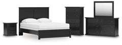 Hoover Furniture Outlet - Ashley Furniture - Maribel Queen Panel Bed, Dresser, Mirror, Chest and Nightstand - Queen Panel Bed, Dresser, Mirror, Chest and Nightstand - B138B75
