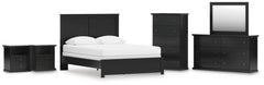 Hoover Furniture Outlet - Ashley Furniture - Maribel Queen Panel Bed, Dresser, Mirror, Chest and 2 Nightstands - Queen Panel Bed, Dresser, Mirror, Chest and 2 Nightstands - B138B76