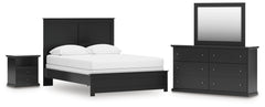 Hoover Furniture Outlet - Ashley Furniture - Maribel Queen Panel Bed with Dresser, Mirror and Nightstand - Queen Panel Bed with Dresser, Mirror and Nightstand - B138B73