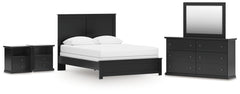 Hoover Furniture Outlet - Ashley Furniture - Maribel Queen Panel Bed with Dresser, Mirror and 2 Nightstands - Queen Panel Bed with Dresser, Mirror and 2 Nightstands - B138B74