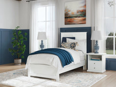 Hoover Furniture Outlet - Ashley Furniture - Bostwick Shoals Twin Panel Bed - Twin Panel Bed - B139B41
