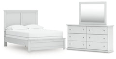 Hoover Furniture Outlet - Ashley Furniture - Bostwick Shoals Full Panel Bed, Dresser and Mirror - Full Panel Bed, Dresser and Mirror - B139B48