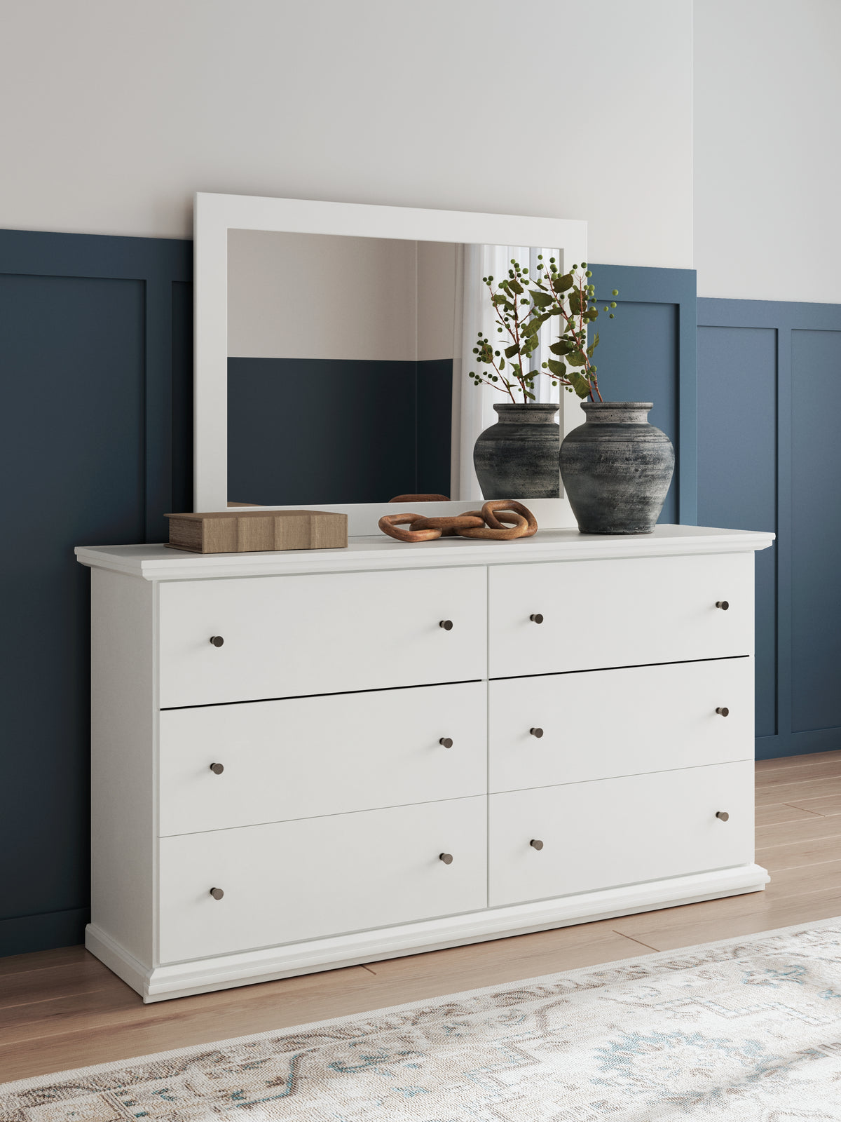 Hoover Furniture Outlet - Ashley Furniture - Bostwick Shoals Dresser and Mirror - Dresser and Mirror - B139B40