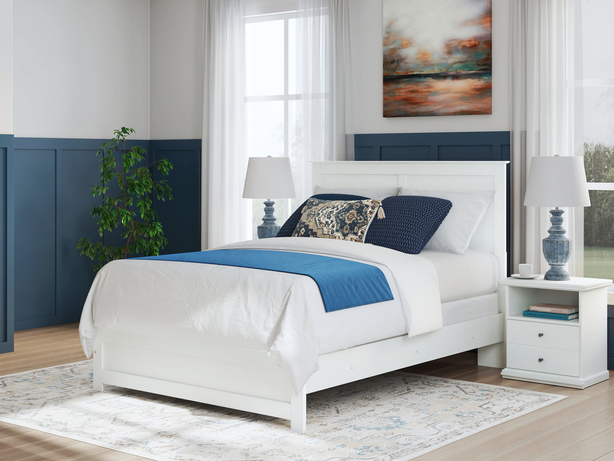 Hoover Furniture Outlet - Ashley Furniture - Bostwick Shoals Queen Panel Bed - Queen Panel Bed - B139B43