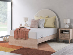 Hoover Furniture Outlet - Ashley Furniture - Arloster Full Upholstered Panel Bed - Full Upholstered Panel Bed - PCB1566B3