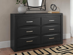 Hoover Furniture Outlet - Ashley Furniture - Stabotta Dresser - Six Drawer Dresser - PCB1755-31