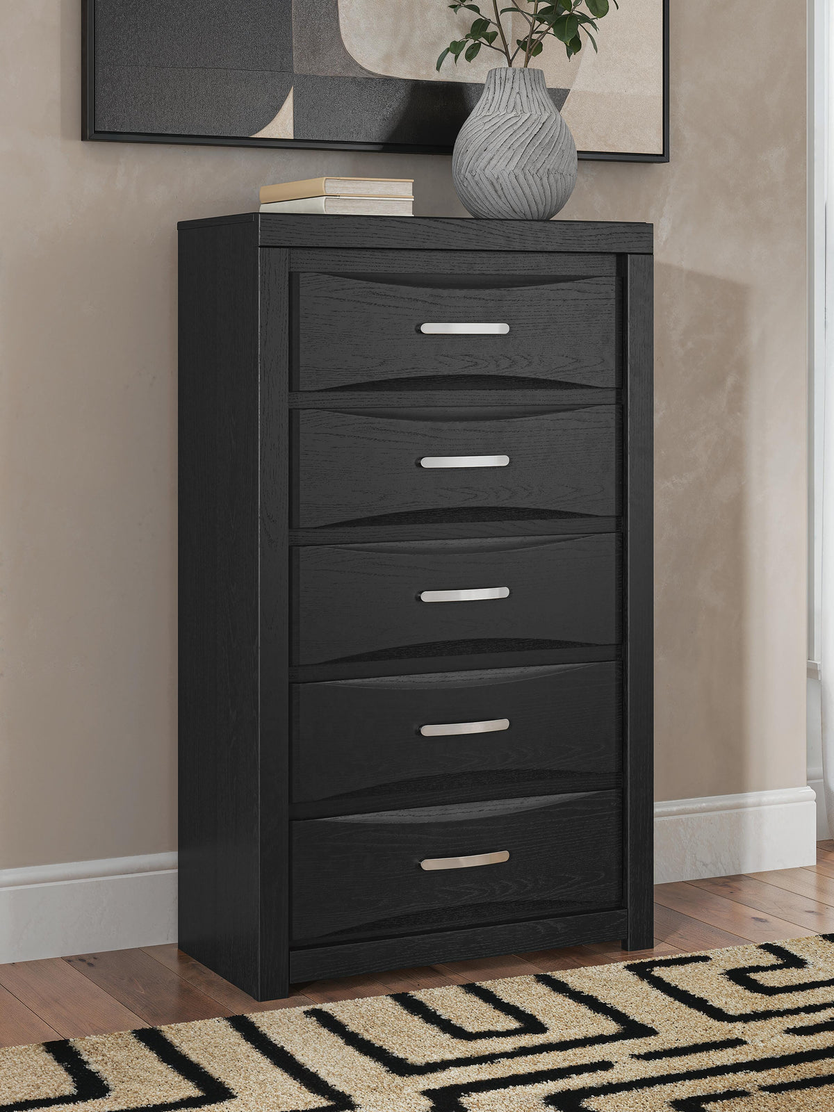 Hoover Furniture Outlet - Ashley Furniture - Stabotta Chest of Drawers - Five Drawer Chest - PCB1755-46