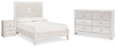 Hoover Furniture Outlet - Ashley Furniture - Paxberry Full Panel Bed, Dresser and Nightstand - Full Panel Bed, Dresser and Nightstand - B181B23