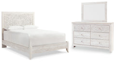 Hoover Furniture Outlet - Ashley Furniture - Paxberry Queen Panel Bed, Dresser and Mirror - Queen Panel Bed, Dresser and Mirror - B181B15