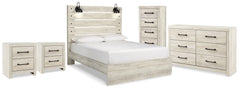 Hoover Furniture Outlet - Ashley Furniture - Cambeck Queen Panel Storage Bed, Dresser, Chest and 2 Nightstands - Queen Panel Storage Bed, Dresser, Chest and 2 Nightstands - B192B120