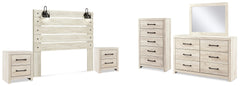 Hoover Furniture Outlet - Ashley Furniture - Cambeck Queen Panel Headboard, Dresser, Mirror, Chest and 2 Nightstands - Queen Panel Headboard, Dresser, Mirror, Chest and 2 Nightstands - B192B82