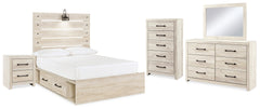 Hoover Furniture Outlet - Ashley Furniture - Cambeck Full Panel Bed, Dresser, Chest and Nightstand - Full Panel Bed, Dresser, Chest and Nightstand - B192B85
