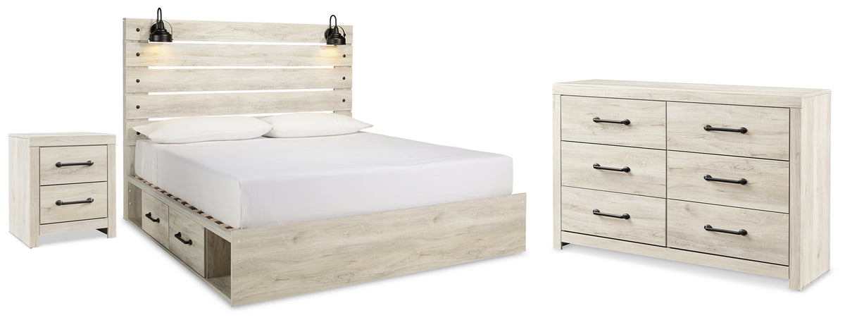 Hoover Furniture Outlet - Ashley Furniture - Cambeck King Panel Storage Bed. Dresser and Nightstand - King Panel Storage Bed. Dresser and Nightstand - B192B125