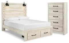 Cambeck Queen Panel Storage Bed and Chest