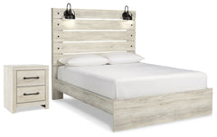 Hoover Furniture Outlet - Ashley Furniture - Cambeck Queen Panel Bed and 2 Nightstands - Queen Panel Bed and 2 Nightstands - B192B119