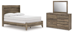 Elbrim Full Panel Bed, Dresser and Mirror