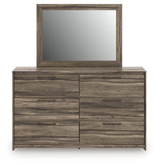 Elbrim King Panel Bed, Dresser, Mirror and Nightstand