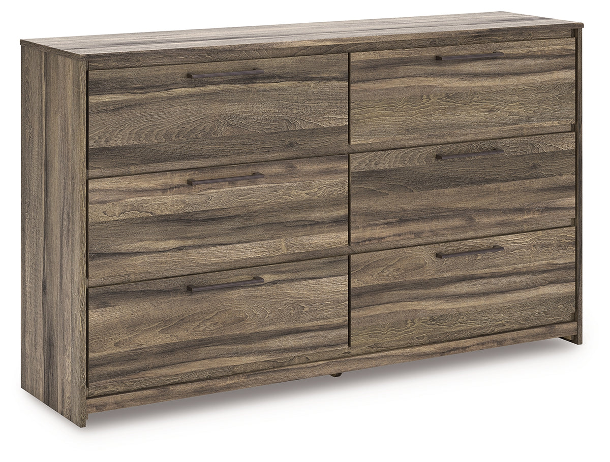 Hoover Furniture Outlet - Ashley Furniture - Elbrim Dresser - Six Drawer Dresser - PCB2005-31