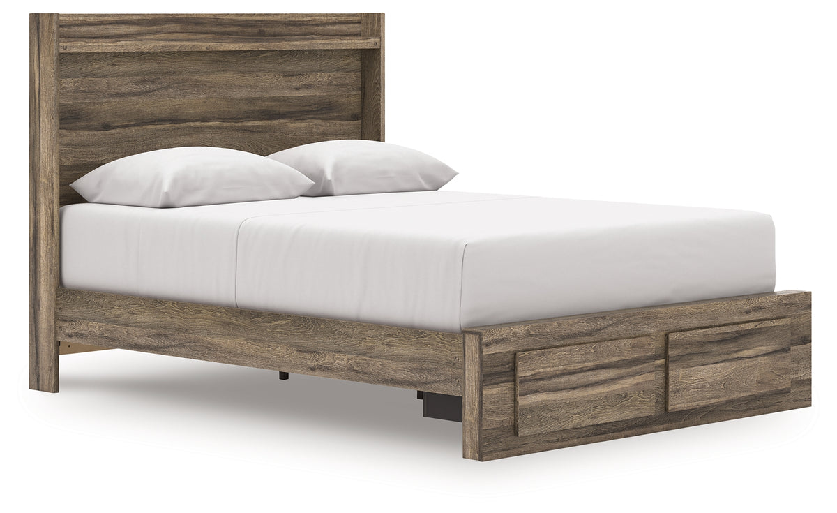 Hoover Furniture Outlet - Ashley Furniture - Elbrim Queen Panel Storage Bed - Queen Panel Storage Bed - PCB2005B4