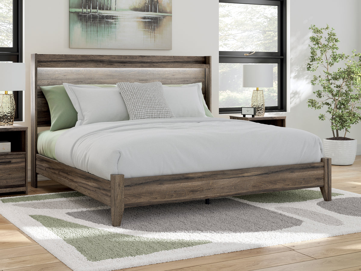 Hoover Furniture Outlet - Ashley Furniture - Elbrim King Panel Bed - King Panel Bed - PCB2005B6