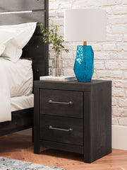 Hoover Furniture Outlet - Ashley Furniture - Hollivern Nightstand - Two Drawer Night Stand - PCB2108-92